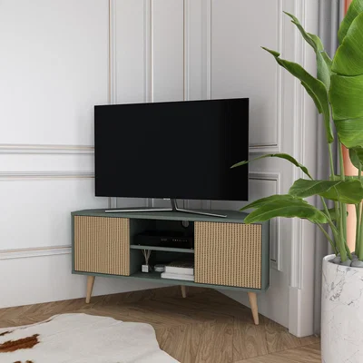 The Range Lesson Corner TV Unit - Silva / Hazeran