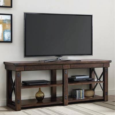 The Range Espresso Wildwood TV Stand Veneer Table Shelves For Up To 65" - Espresso