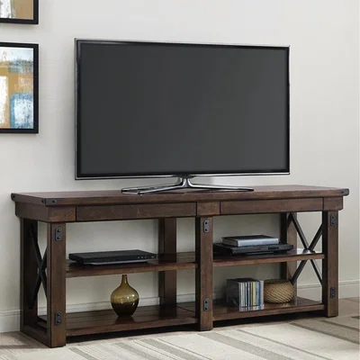 The Range Espresso Wildwood TV Stand Veneer Table Shelves For Up To 65" - Espresso