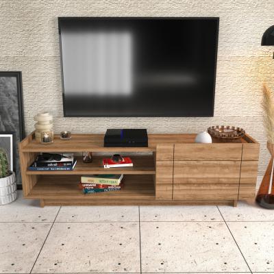 The Range Walnut Valantina 140cm Wide TV Stand - Brown