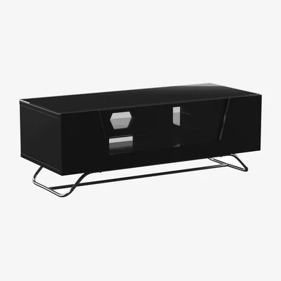 The Range Chromium 2 TV Cabinet Cab 1000 - Black