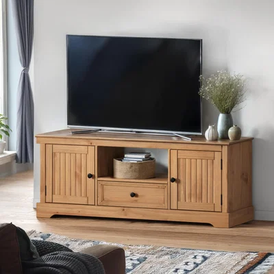 The Range Country Widescreen TV Unit - Antique Wax