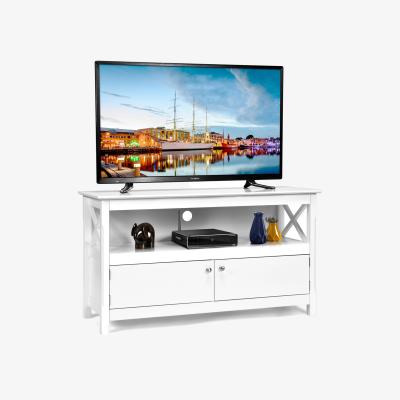 The Range Costway Media Console Cabinet TV Stand-White - White