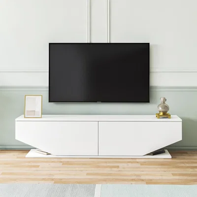 The Range Ares TV Stand - White Colour - White
