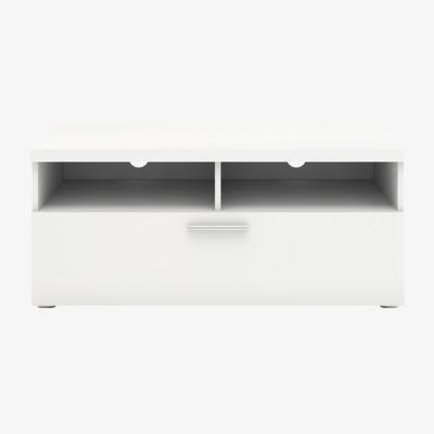 The Range Matera TV Unit One Drawer Two Shelves  - White