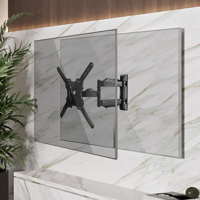 The Range Lifeideas Wall Mounted Metal TV Monitor Bracket for 32-52in Screens - Black