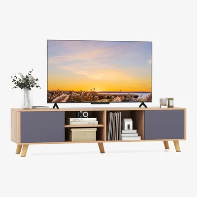 The Range Modern Rustic TV Cabinet - Grey