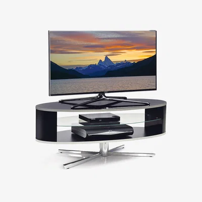 The Range Orbit TV Cabinet with Elliptic Sides - Black