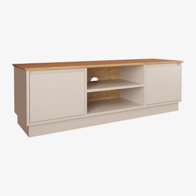 The Range Mono TV Unit - Warm Oak and Grey
