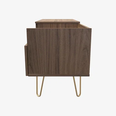 The Range Hong Kong F Ready Assembled TV Console Unit - Carini Walnut
