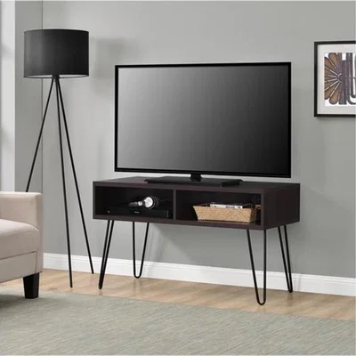 The Range Owen Espresso Retro TV Stand Table With Shelves Up To 42 inch - Espresso