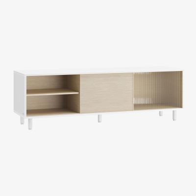 The Range 140cm TV Stand for up to 60 Inch TV Cabinet for Living Room - White