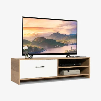 The Range Costway TV Stand-Natural - Natural