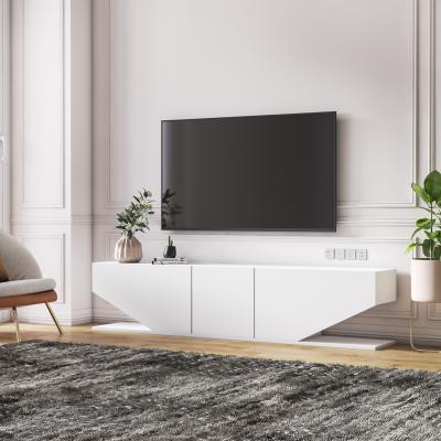 The Range Pearl Modern TV Unit TV Stand for TVs up to 71in - Gloss White