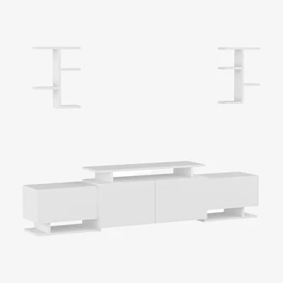 The Range TV Stand and Entertainment Centre for TVs up to 40" Blossom - White