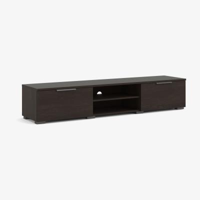 The Range Match 2-Drawer 2-Shelf TV Unit - Black