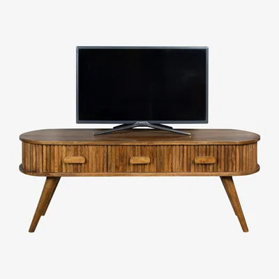 The Range Mango Wood Large TV Media Unit - Brown