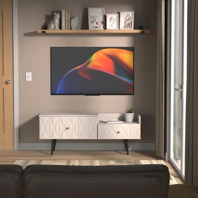 The Range Pixel Ready Assembled 2 Drawer Coffee TV Unit - Kashmir Matt