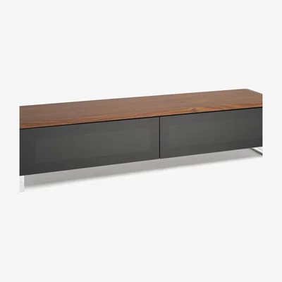 The Range Panorama Reversible Top 1.6m TV Stand - Walnut Black