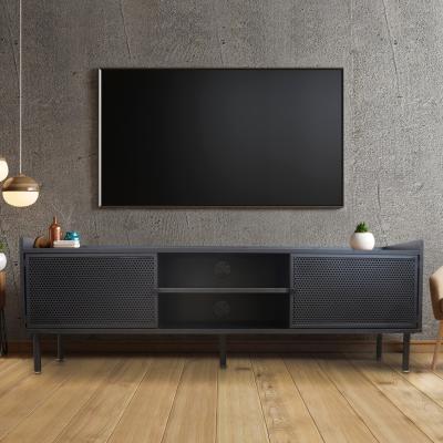 The Range Mesh Detail TV Entertainment Unit - Black