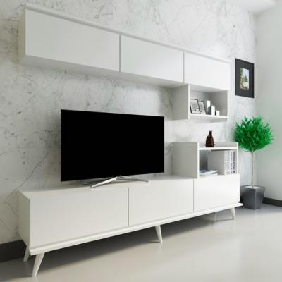 The Range Hazal Entertainment Unit White - White
