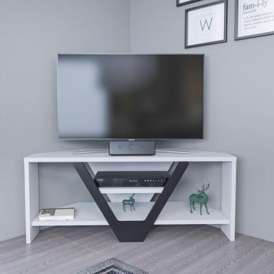 The Range Karin White and Black TV Stand - White and Black