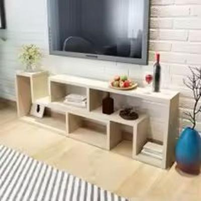 The Range 120cm Modern Double L-Shaped Oak TV Cabinet for Living Room - Brown
