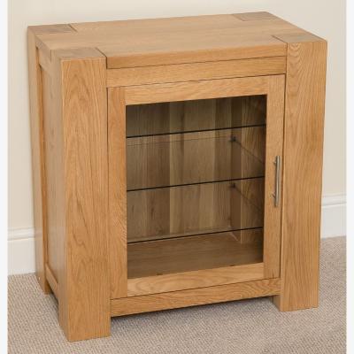 The Range Kuba Solid Oak Media Unit with Storage - Oak