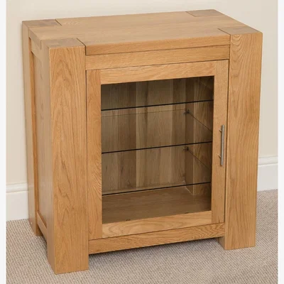 The Range Kuba Solid Oak Media Unit with Storage - Oak
