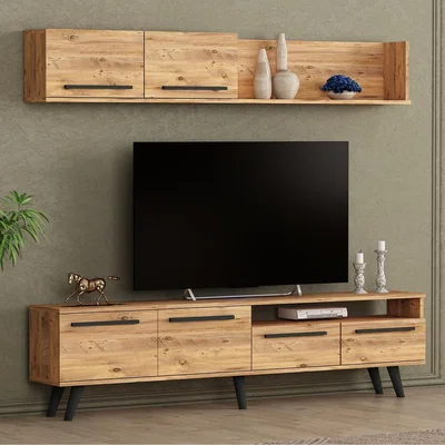 The Range Edina TV Stand and Media Console - Atlantic Pine