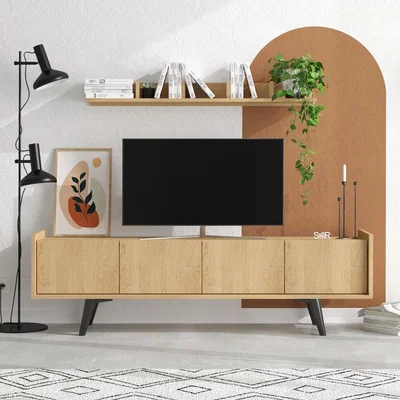 The Range Henbury TV Unit - Oak