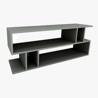 The Range TV Stand with Storage Shelves for TVs up to 50 inches Twisty - Anthracite