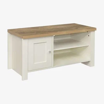 The Range Highgate Small TV Unit - Cream & Oak