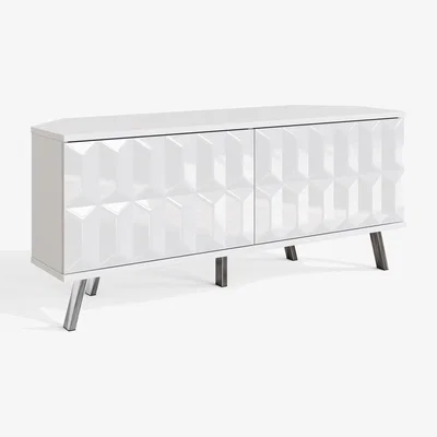 The Range Elevate Corner TV Cabinet - White