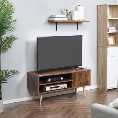 The Range TV Stand Cabinet with Cable Management - Brown