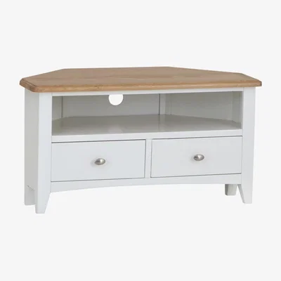 The Range Ashford Corner TV Unit - White