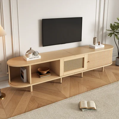 The Range Sleek TV Stand Unit with Protective Rounded Corners