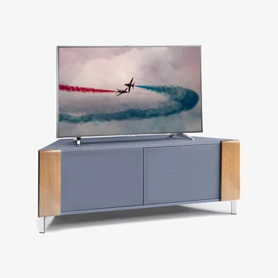 The Range Corvus Corner TV Cabinet Grey - Oak Grey