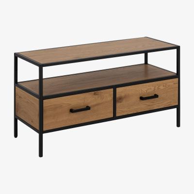 The Range Seaford TV 2 Drawer Unit - Dark Oak