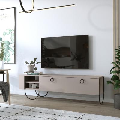 The Range Norfolk TV Stand - Mocha Grey