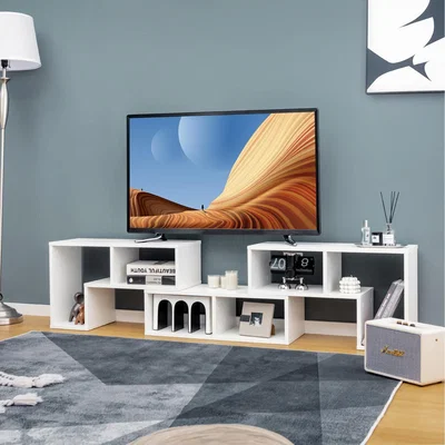 The Range 3 Pcs TV Console Stand-White - White