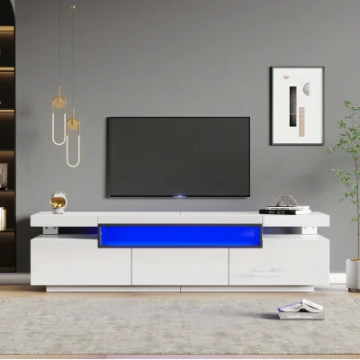 The Range Modern LED TV Console with Drawers