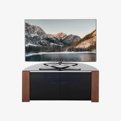 The Range Sirius 850 TV Cabinet for up to 40" TVs - Black Walnut/Oak