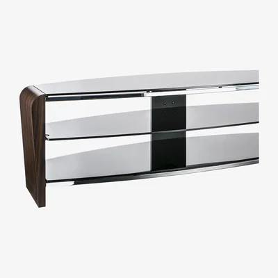 The Range Alphason Francium 3 Shelf 1400mm TV Stand  - Walnut