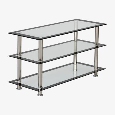 The Range Harlequin TV Unit - Black and chrome