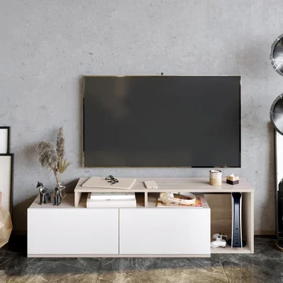 The Range Cordoba and White Nex 150 cm Wide TV Stand for TVs up to 55'' - Cordoba and White