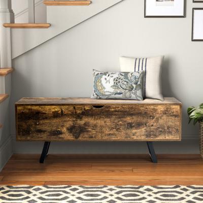 The Range Rustic Wooden Storage Cabinet TV Stand Display Shelf - Brown