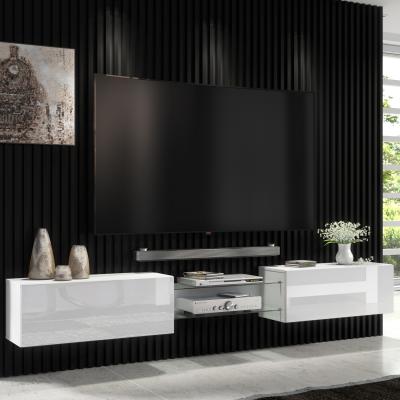 The Range Art 02 TV Stand - White LED