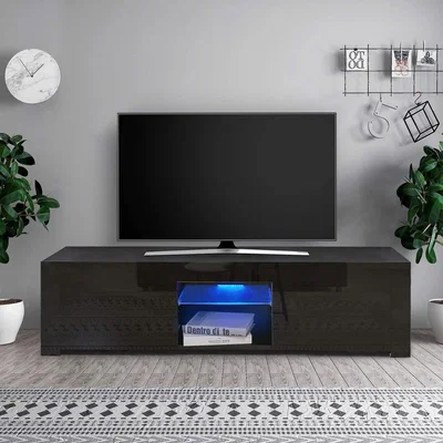 The Range Dripex LED TV Stand Unit - Black