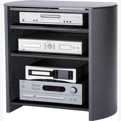 The Range Alphason Finewoods 4 Shelf 750mm TV Stand  - Black